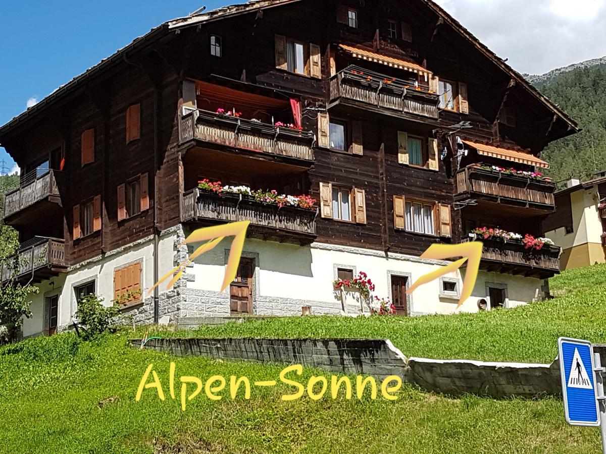 Alpen-Sonne Leilighet Sankt Niklaus Eksteriør bilde